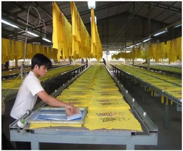 Hình ảnh in lưới (in lụa) thực tế