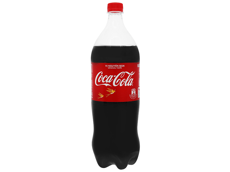 Tem nhãn của Coca Cola được cán mờ Tem nhãn của Coca Cola được cán mờ