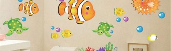 Tìm hiểu về decal hoa văn trang trí phòng tắm