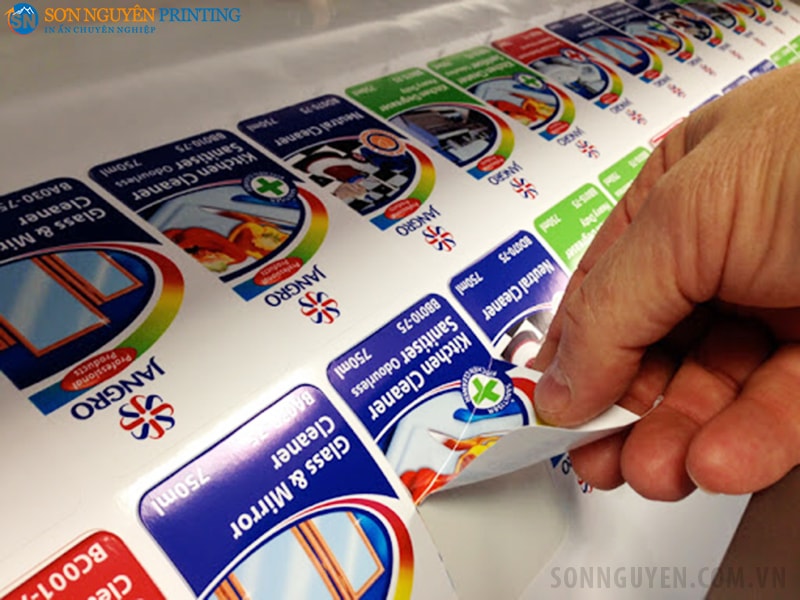 Giấy decal mặt bóng Giấy decal mặt bóng