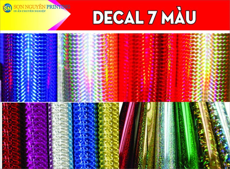 Decal 7 màu ngày càng được sử dụng nhiều trong cuộc sống Decal 7 màu ngày càng được sử dụng nhiều trong cuộc sống