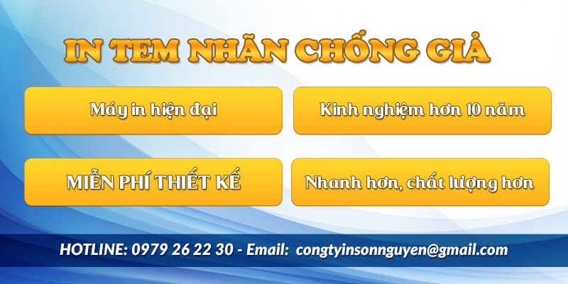 Dịch vụ in tem chống hàng giả hàng nhái