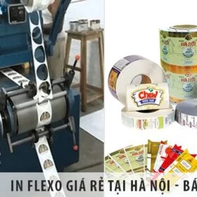 In Flexo giá rẻ tại Hà Nội - Báo giá tốt, xưởng in decal uy tín