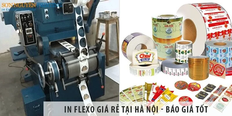 In Flexo giá rẻ tại Hà Nội - Báo giá tốt, xưởng in decal uy tín