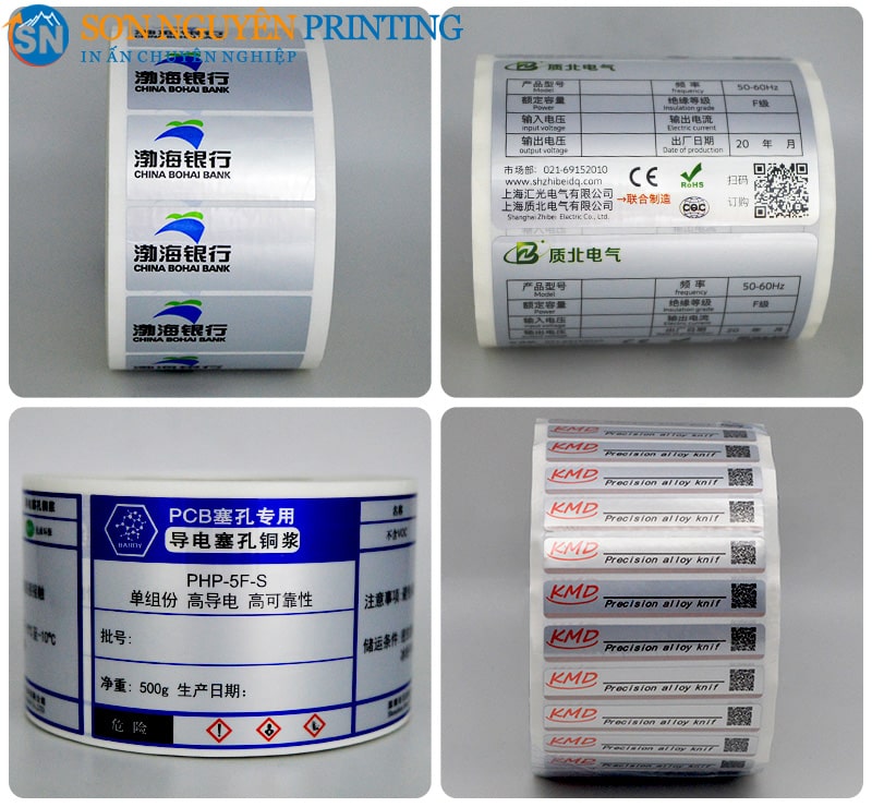 Hình ảnh cho Decal xi bạc Mẫu Decal tem nhãn xi bạc
