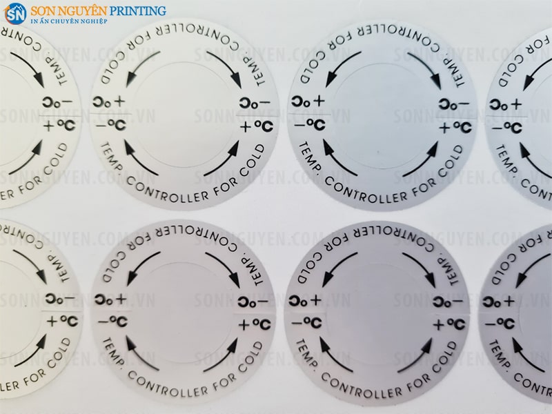 Mẫu decal xi bạc dùng trong ngành điện in tại Sơn Nguyên Mẫu decal xi bạc dùng trong ngành điện in tại Sơn Nguyên