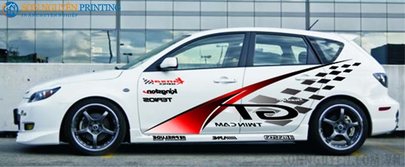 Decal nhựa làm tem dán ô tô cực chất lượng Decal nhựa làm tem dán ô tô cực chất lượng