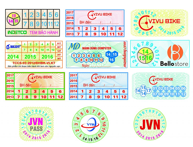 Nhãn dán decal vỡ Nhãn dán decal vỡ