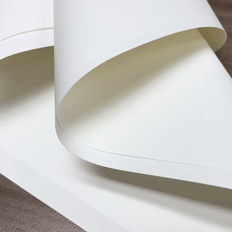 Ford paper has a rough, uncoated surface, suitable for writing notebooks