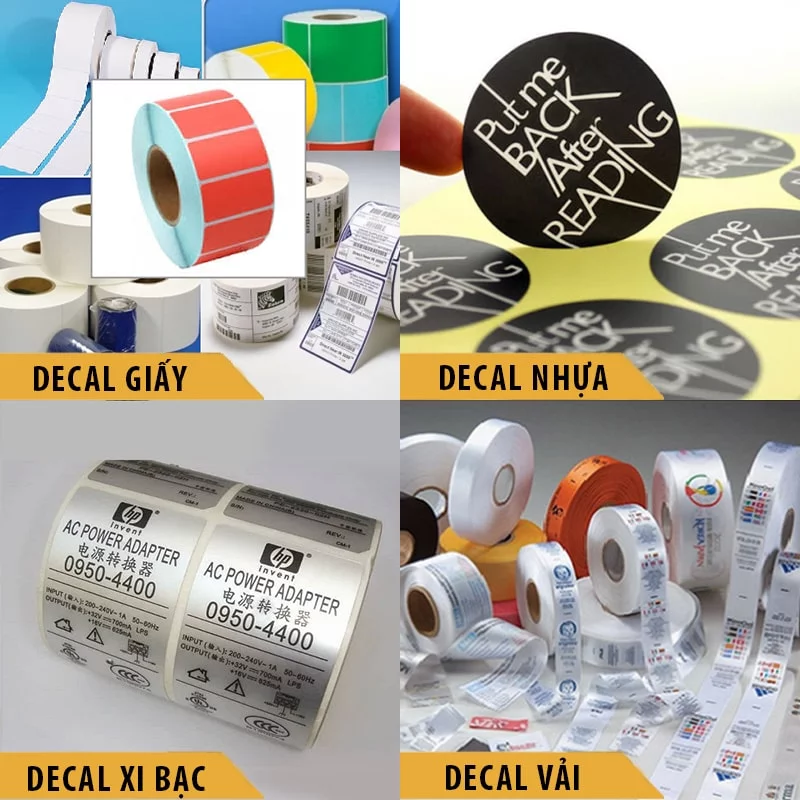 Các chất liệu in ấn tại Sơn Nguyên