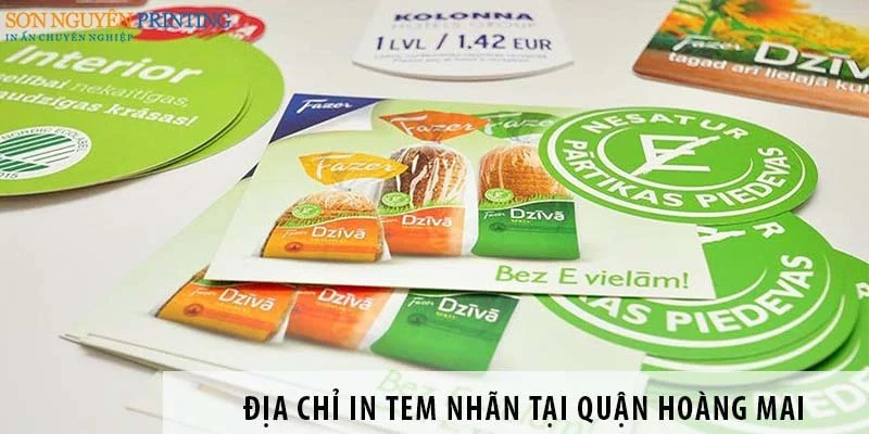 Địa chỉ in tem nhãn tại quận Hoàng Mai, Hà Nội