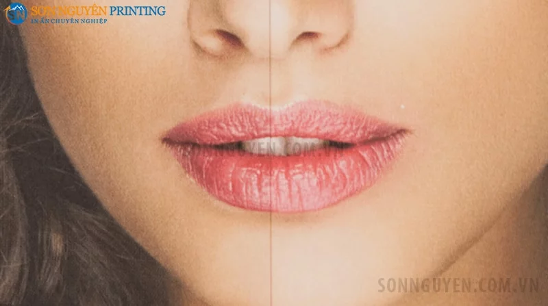 Bên trái là in Offset và bên phải là kỹ thuật số Bên trái là in Offset và bên phải là kỹ thuật số