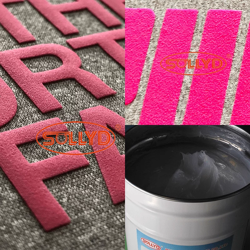 Màu mực Plastisol khi in trên áo cotton Màu mực Plastisol khi in trên áo cotton