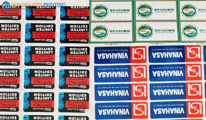 Một số mẫu tem hình chữ nhật được in bởi xưởng in Sonnguyen.com.vn Một số mẫu tem hình chữ nhật được in bởi xưởng in Sonnguyen.com.vn