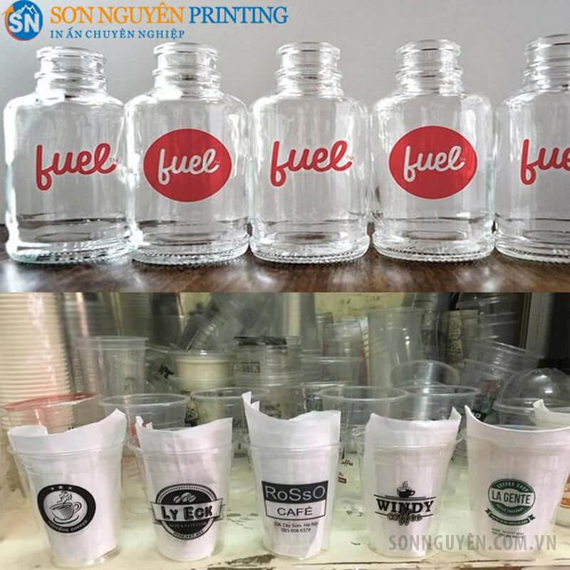 Tem sticker bằng chất liệu decal nhựa trong suốt Tem sticker bằng chất liệu decal nhựa trong suốt