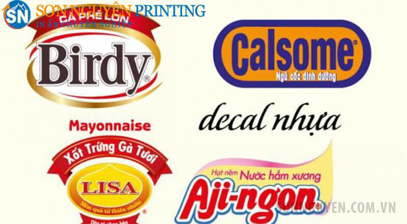 In tem sticker bằng chất liệu decal nhựa In tem sticker bằng chất liệu decal nhựa