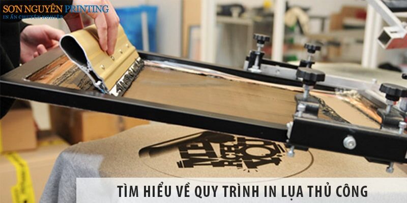 Tìm hiểu về quy trình in lụa thủ công