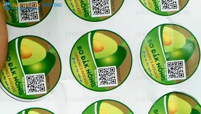 Mẫu tem truy xuất nguồn gốc nông sản phổ biến trên thị trường