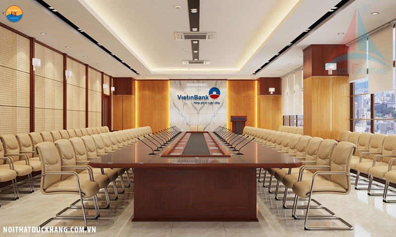 Phòng họp VietinBank sang trọng, ấn tượng đến từng chi tiết